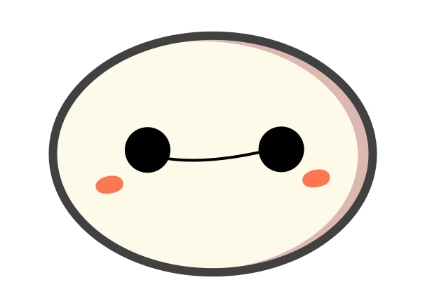 用sketch画萌萌哒的大白